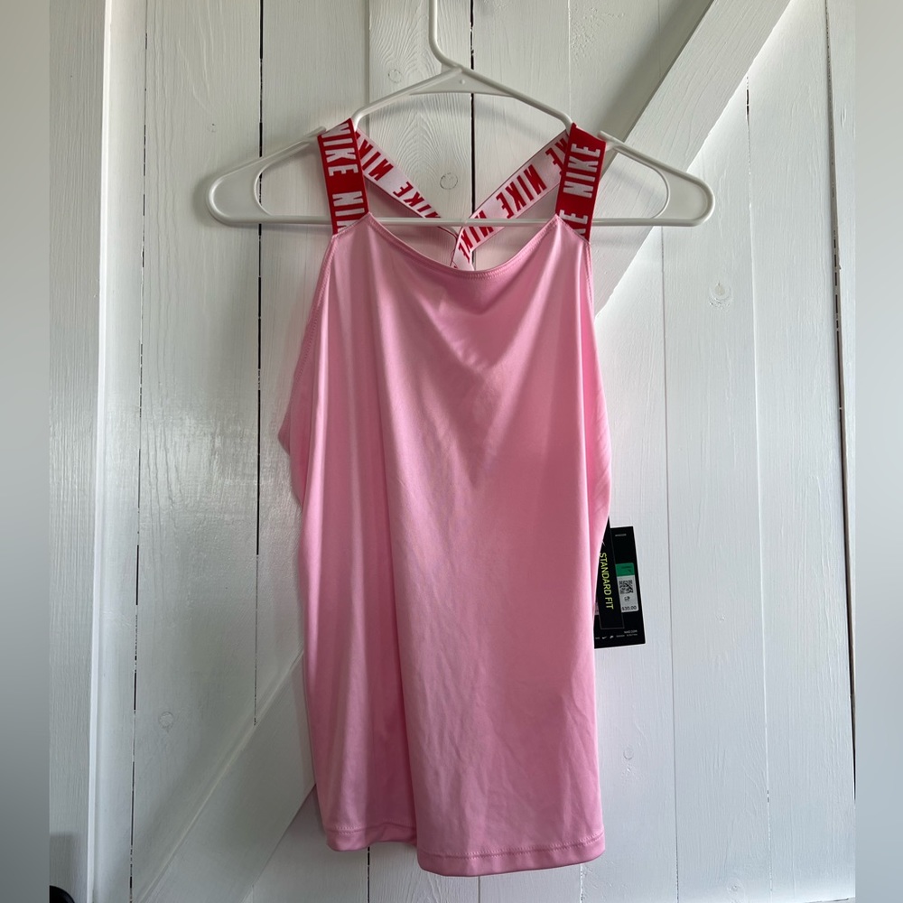 Nike pink & Red Tank top
